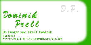 dominik prell business card